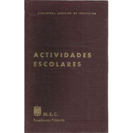Actividades escolares