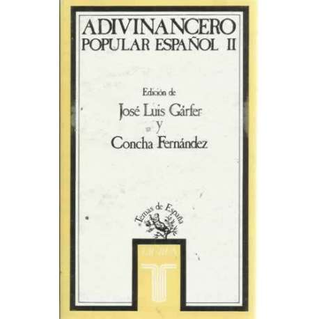 Adivinancero popular Español II