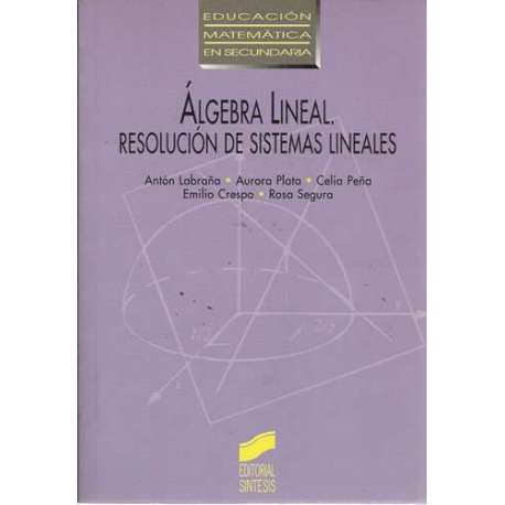 Álgebra lineal. Resolución de sistemas lineales