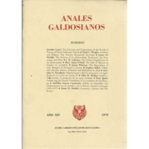 Anales Galdosianos 1979. Año XIV