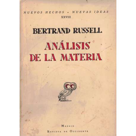Análisis de la materia