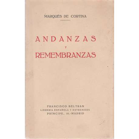 Andanzas y remembranzas