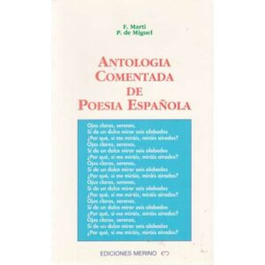 Antología comentada de poesía española