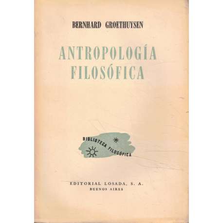Antropología filosófica