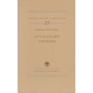 Antzuolako / Toponimia