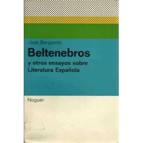 Beltenebros y otros ensayos sobre literatura española