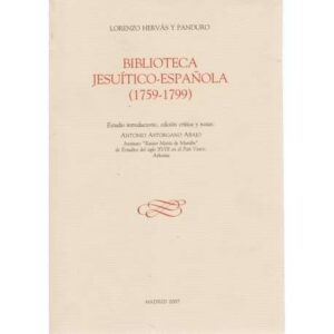 Biblioteca Jesuítico Española 1759-1799
