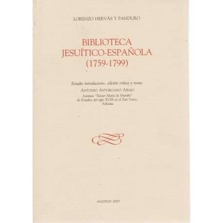 Biblioteca Jesuítico Española 1759-1799