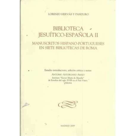 Biblioteca jesuítico-española II
