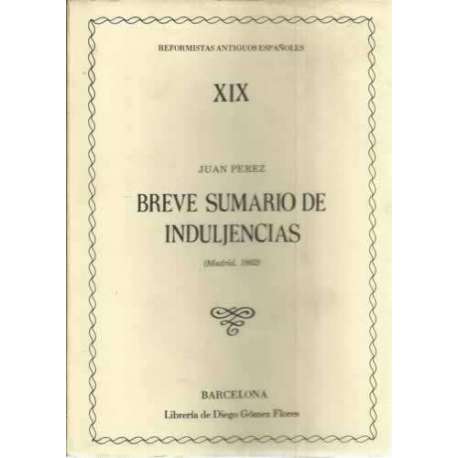 Breve sumario de induljencias
