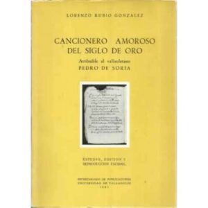 Cancionero amoroso del siglo de oro