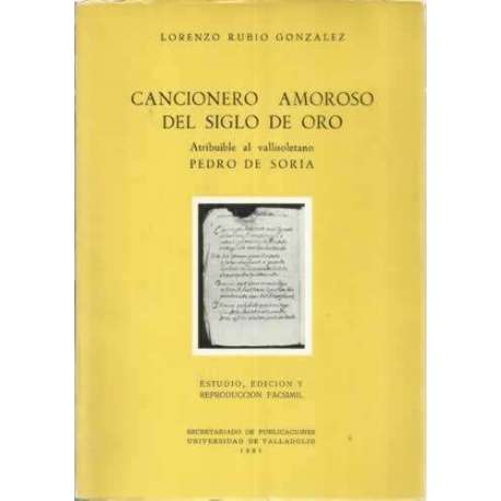 Cancionero amoroso del siglo de oro