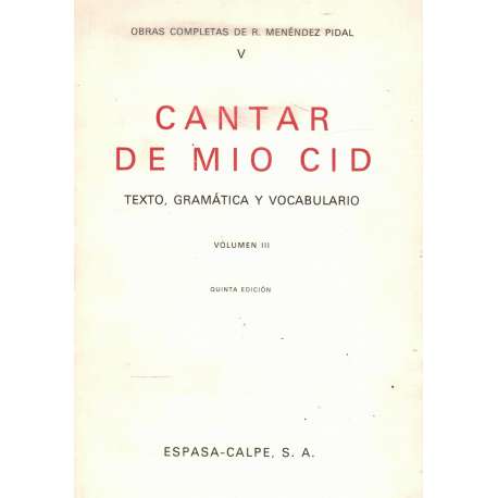 Cantar de Mio Cid