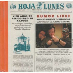 Cien años de periodismo en Aragón. Humor libre