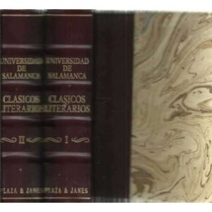 Clásicos literarios de la Universidad de Salamanca. 2 tomos