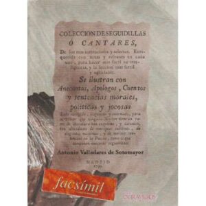 Colección de seguidillas Ó Cantares