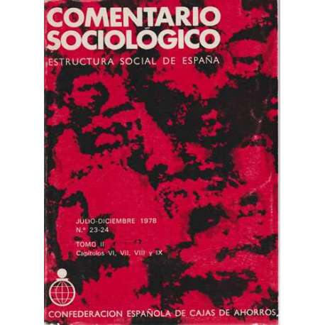 Comentario sociológico. Estructura social de España