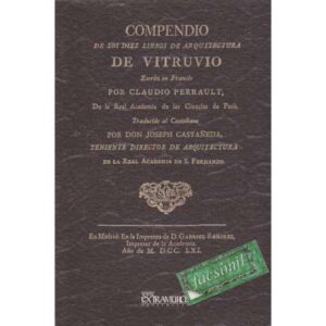 Compendio de los diez libros de arquitectura de Vitruvio