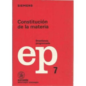 Constitución de la materia