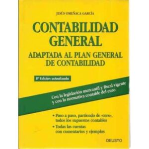 Contabilidad general adaptada al plan general de contabilidad