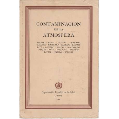 Contaminación de la atmósfera