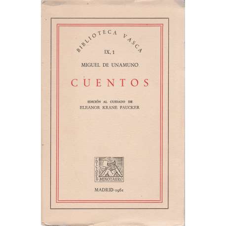 Cuentos. Miguel de Unamuno