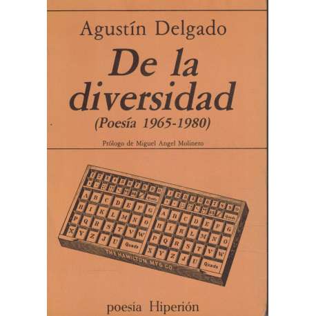 De la diversidad. Poesía 1965-1980