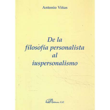 De la filosofía personalista al iuspersonalismo