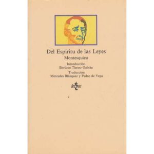 Del Espíritu de las Leyes