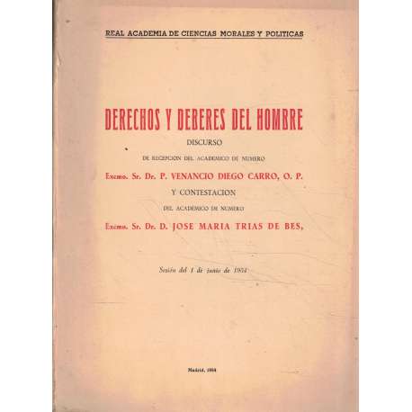 Derechos y deberes del hombre