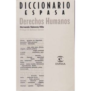 Diccionario Espasa. Derechos Humanos