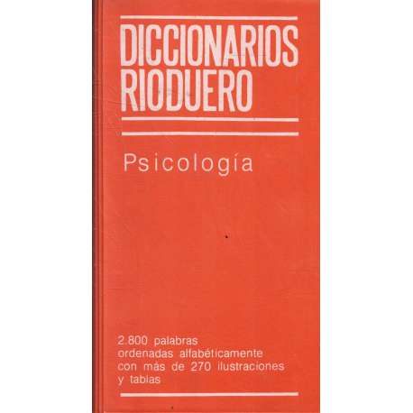 Diccionarios Rioduero. Psicología