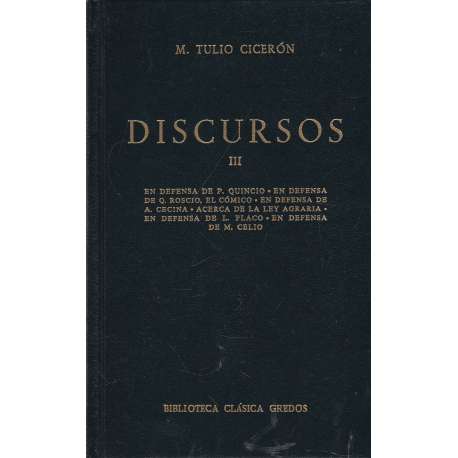 Discursos III