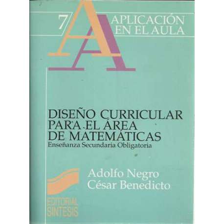 Diseño curricular para el área de matemáticas