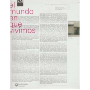 El mundo en que vivimos