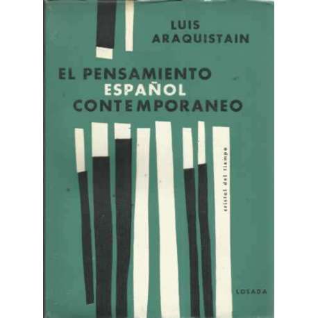 EL PENSAMIENTO ESPAÑOL CONTEMPORÁNEO