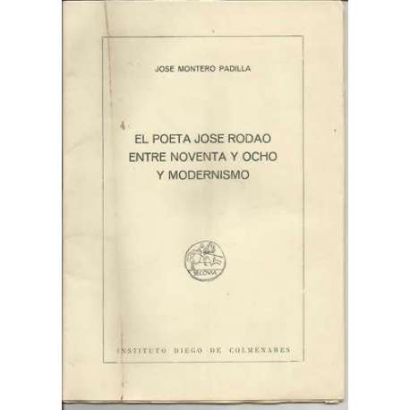 El poesta José Rodao entre noventa y ocho y modernismo