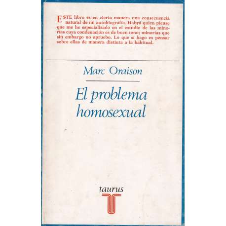 El problema homosexual
