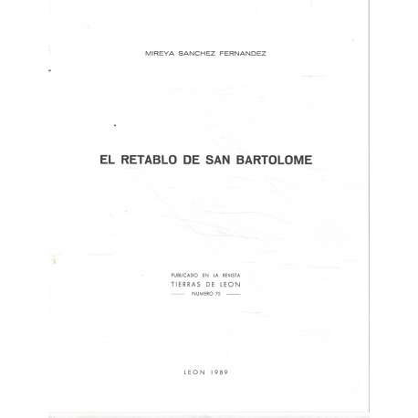 El Retablo de San Bartolomé