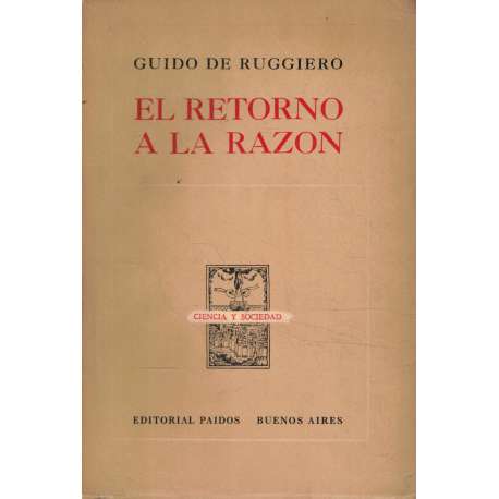 El retorno a la razón