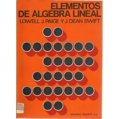 Elementos de álgebra lineal