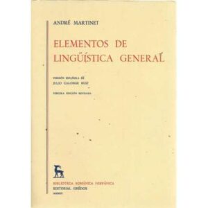 Elementos de lingüística general