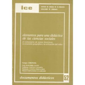 Elementos para una didáctica de las ciencias sociales