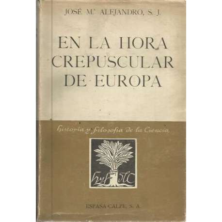 En la hora crepuscular de Europa