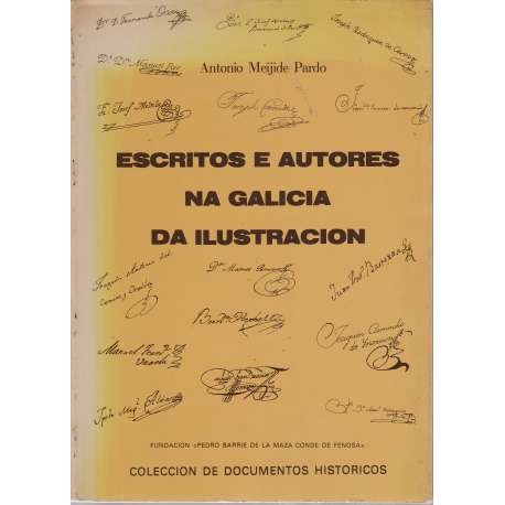 Escritos e autores na Galicia da ilustración