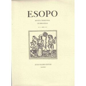Esopo. Revista trimestral de Bibliofilia Nº 3 Abril 1991