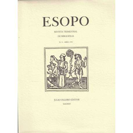 Esopo. Revista trimestral de Bibliofilia Nº 3 Abril 1991