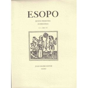 Esopo. Revista trimestral de Bibliofilia Nº 4 Octubre 1991