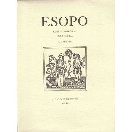 Esopo. Revista trimestral de Bibliofilia Nº 4 Octubre 1991
