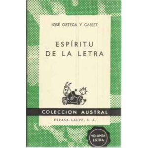 Espíritu de la letra
